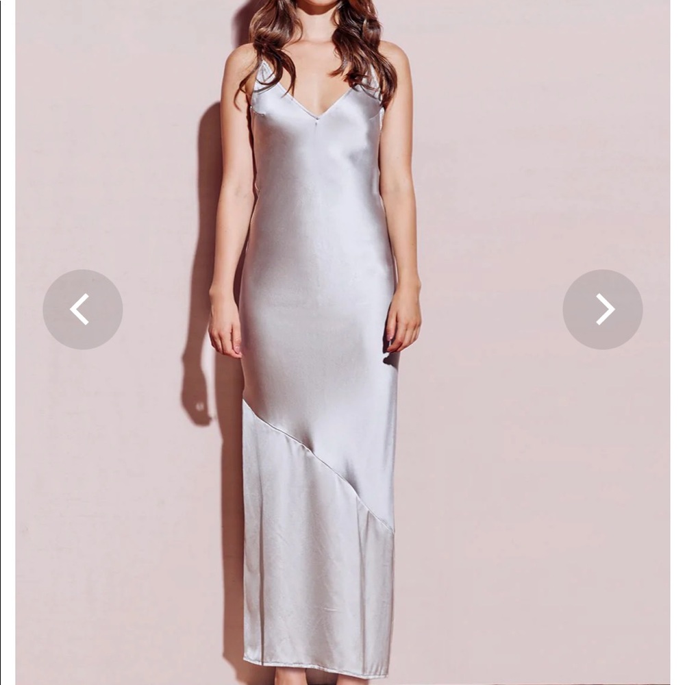 SILK BIAS SLIP DRESS